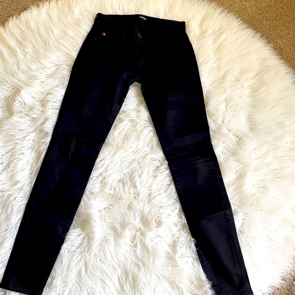 Hudson - Black mid waist stretch denim